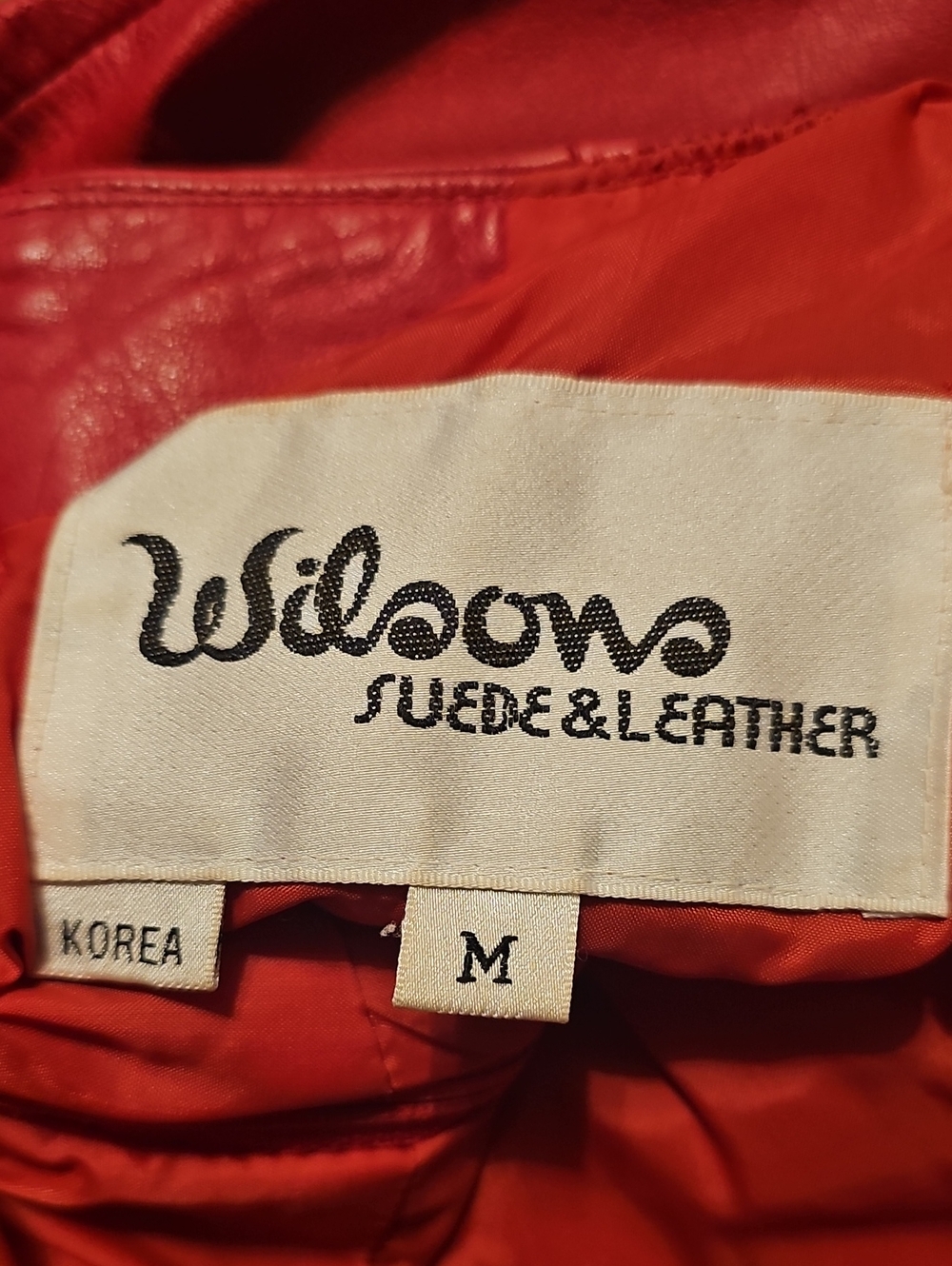 Wilson's Strapless Red 100% Leather Sweetheart Neckline Smocked Back Dress Y2K - Picture 3 of 14